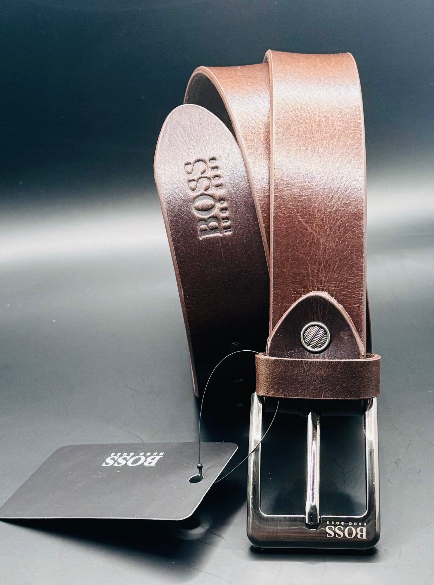 SIGNATURE CRAZY HORSE LEATHER BELT