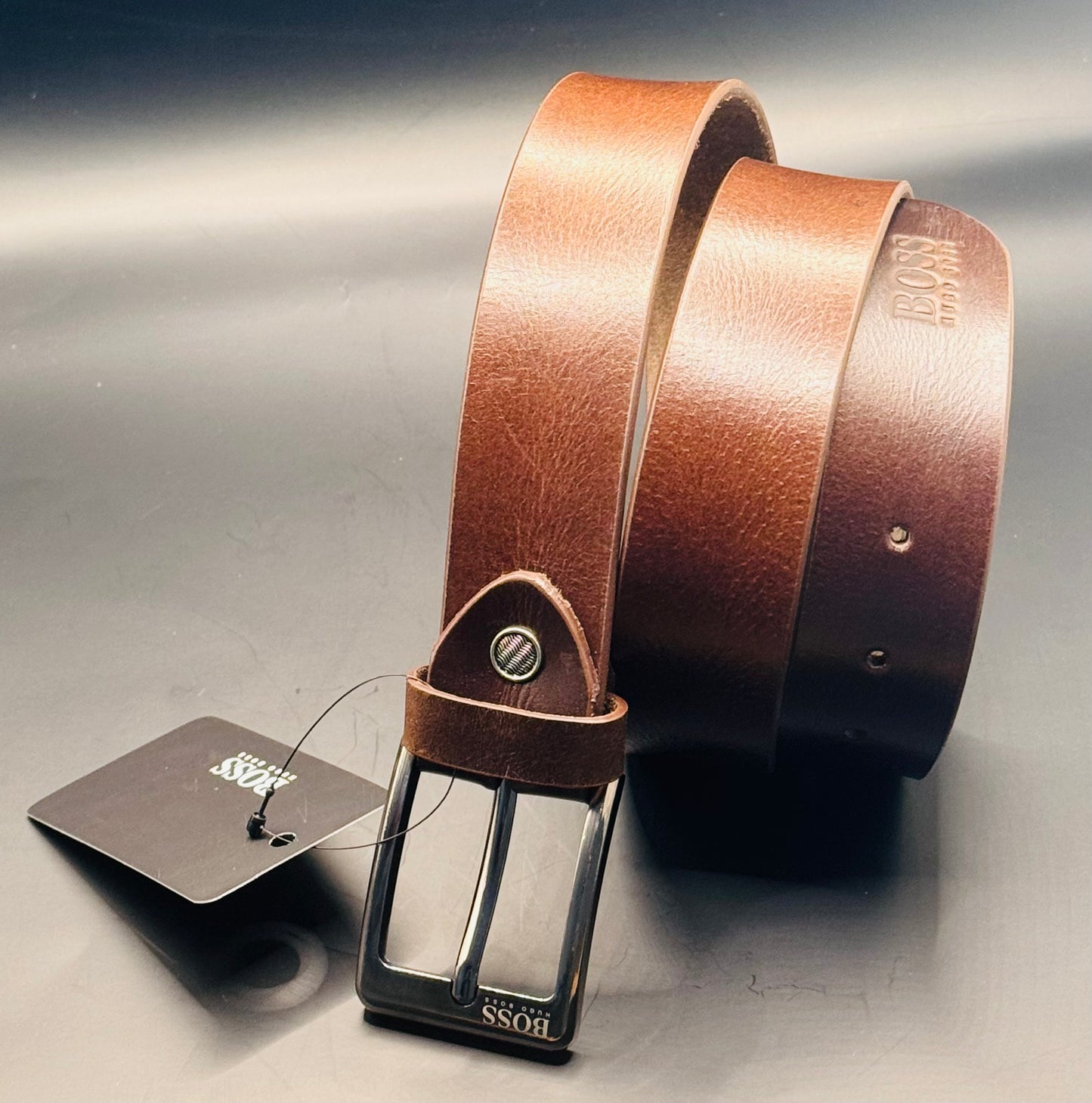 SIGNATURE CRAZY HORSE LEATHER BELT