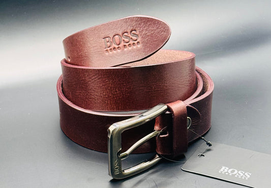 SIGNATURE CRAZY HORSE LEATHER BELT